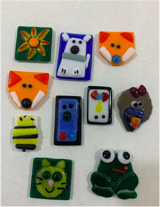 Glasswork: Animal Magnets