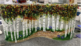 Glasswork: Floral or Birch Wave