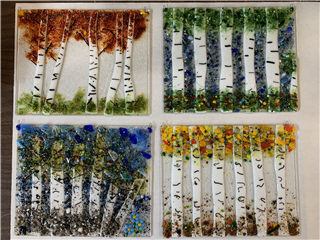 Glasswork: Birch Panel 