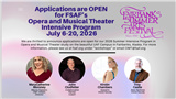 Opera and Musical Theater Intensive 2026