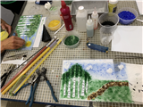 Glasswork: Birch Panel 