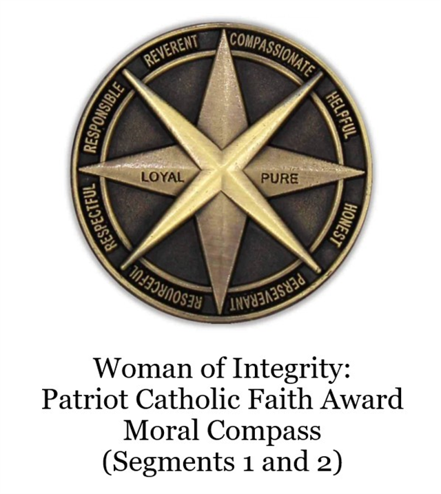 American Heritage Girls Patriot Catholic Faith Award (Moral Compass)