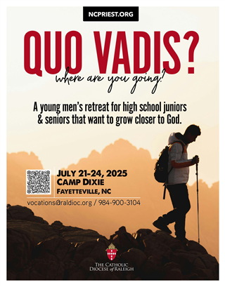 2025 Quo Vadis Retreat for Highschool students