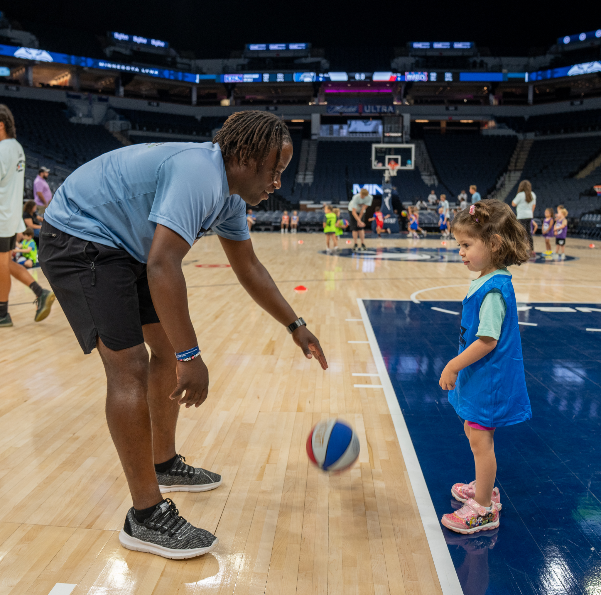 Athletes learning new skills