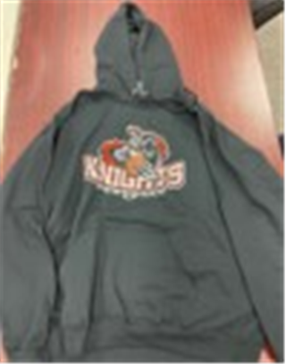 Black Football Hoodie, A3XL