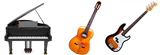 Guitar, Bass, or Piano Lessons with Jake Alvarez  - MONDAY
