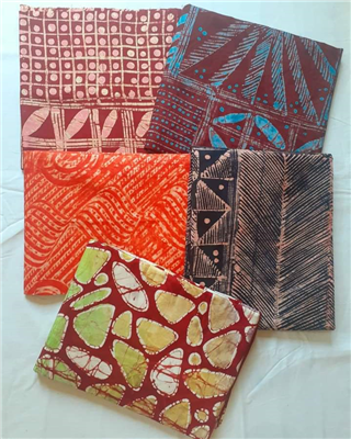 Traditional Yoruba Batik–Multiple Color Focus