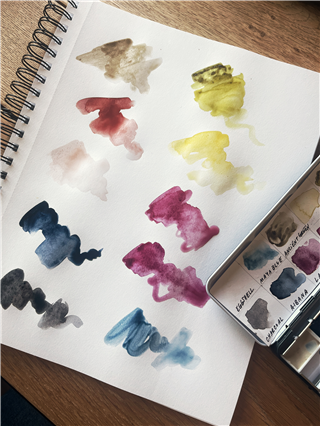 A Handmade Palette–Natural, Historical & Garden-grown Watercolors
