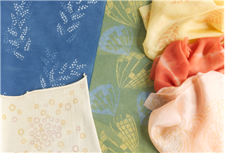 Low-tech Screen Printing with Natural Dyes