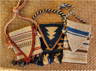 Twined Bags–Portable, Primitive Finger-weaving
