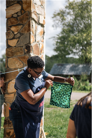 Traditional Yoruba Batik–Multiple Color Focus