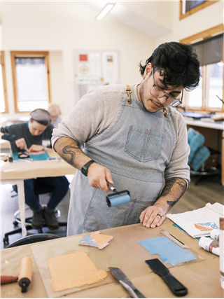 Relief Printmaking–Intro, Refresher & Alternative Techniques (Spooky Week)