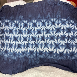 Shibori with Indigo Dyeing–Japanese-style Tie-dye