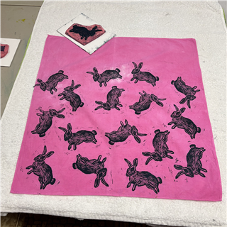 Block Printing on Fabric
