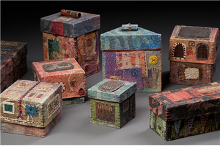 Hand Stitched & Embellished Boxes