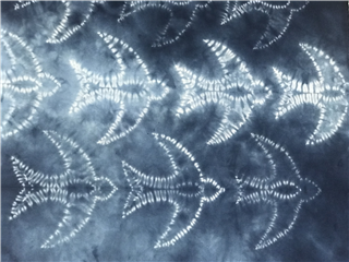 Shibori Dyeing on Cotton & Silk