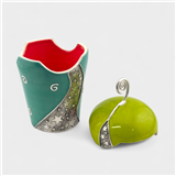 Silver Embellished Ceramics