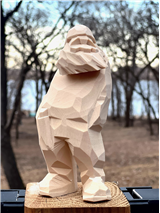 Scandinavian Flat Plane Figure Carving