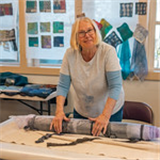 Silk Dyeing + Felt = Nuno Collage