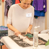 Silk Dyeing + Felt = Nuno Collage