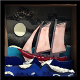Scenic Diorama in Glass