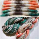 Carding for Spindle Play–Cops & Draws (Holiday in the Mountains)