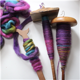 Carding for Spindle Play–Cops & Draws (Holiday in the Mountains)