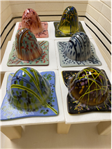 Vessel Trilogy in Fused Glass