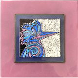 Enamel Paint Sgraffito