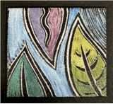 Enamel Paint Sgraffito