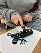 Birding, Journaling & Block Printing