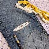 Sashiko Stitching for Visible Mending