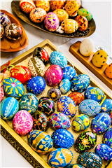 Ukrainian Pysanky Eggs–Wax Resist + Symbolism