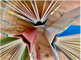 Sewn-board Binding with Marbled Papers