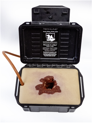 Gunshot in a box 