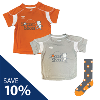 Soccer Shots Double Jersey Bundle with Socks