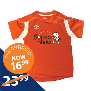 Soccer Shots Orange Youth Jersey