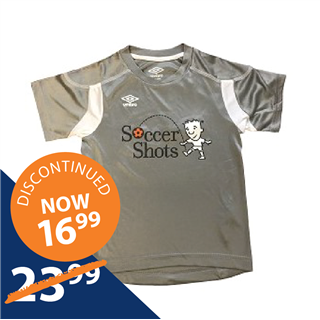 Soccer Shots Light Grey Youth Jersey