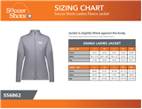 Soccer Shots Ladies Fleece Jacket