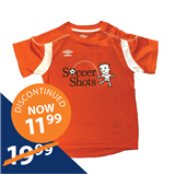 Soccer Shots Orange Youth Jersey