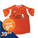 Soccer Shots Orange Youth Jersey