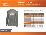 Soccer Shots Cheer Youth Long-Sleeve Tee