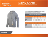 Soccer Shots Mens Fleece Hoodie