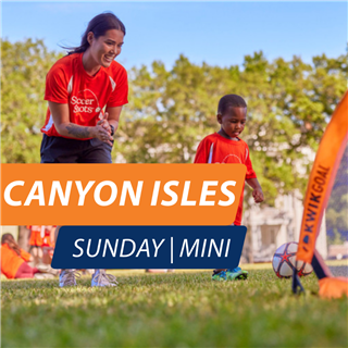 Summer Soccer at Canyon Isles | Sundays | Mini FIELD 1 | Ages 2 to 3
