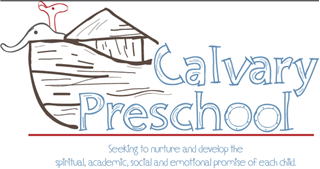 Calvary Preschool - WEDNESDAY (Ages 2-3) 2024 - 2025