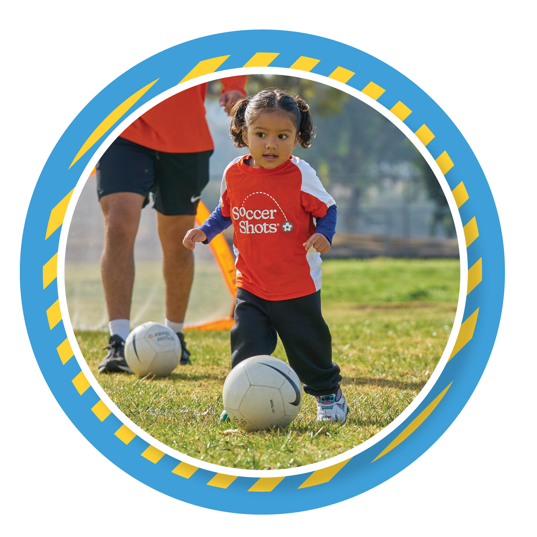 Kids playing soccer