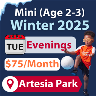 Artesia Park | Tuesday Evenings | Mini (2-3 year olds) | Winter 2025