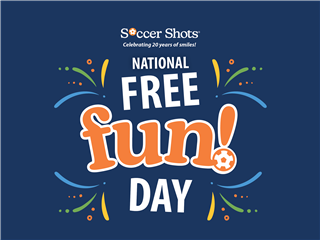 Celebrate 20 years of Soccer Shots | Free Fun Day - Sunday July 27, 2025